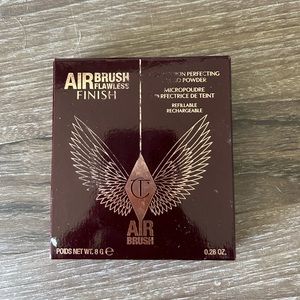 Unused Charolette Tilbury Airbrush Flawless a pressed Powder Shade: 3 Tan